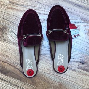 Never worn Burgundy Loafers Size 6